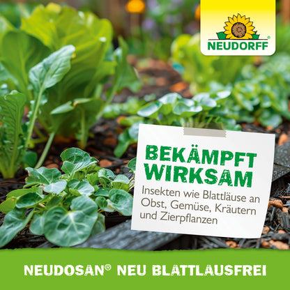 Neudosan Neu Blattlausfrei von Neudorff bekämpft wirksam Insekten wie Blattläuse an Obst, Gemüse, Kräutern und Zierpflanzen