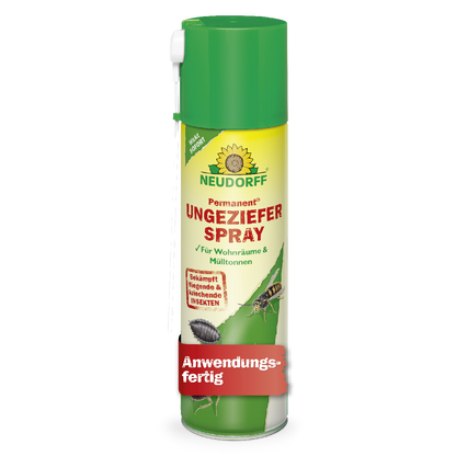 Permanent Ungezieferspray von Neudorff für Wohnräume und Mülltonen