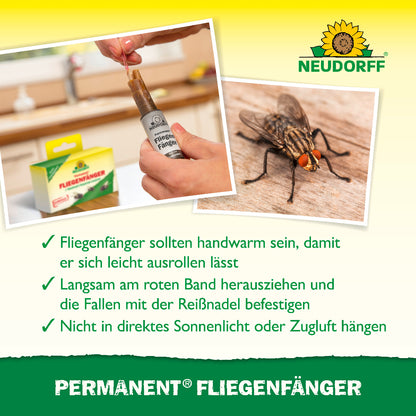 Permanent Fliegenfänger von Neudorff und eine kurze Gebrauchsanweisung