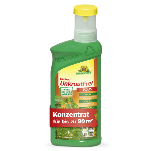 Finalsan UnkrautFrei PLUS von Neudorff als wirksames Konzentrat