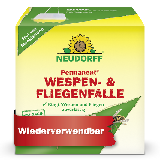 Permanent Wespenfalle von Neudorff fängt Wespen zuverlässig