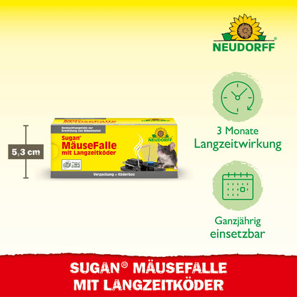 Sugan MäuseFalle mit Langzeitköder