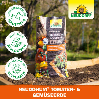 NEUDOHUM Tomaten- und Gemüseerde ist unbedenklich für Haustiere