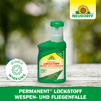 Neudorff Permanent Lockstoff Wespen- und Fliegenfalle und Informationen zur schnellen Wirkung