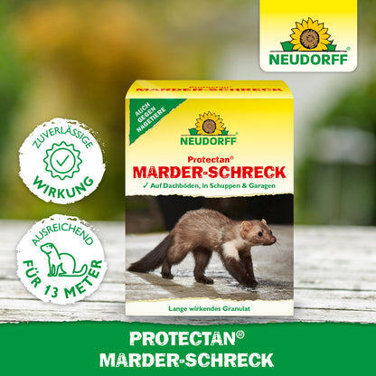 Protectan® Marder-Schreck zur Marderabwehr auf Dachböden, in Schuppen und Garagen – mit zuverlässifer Wirkunh und ausreichend für 13 Meter