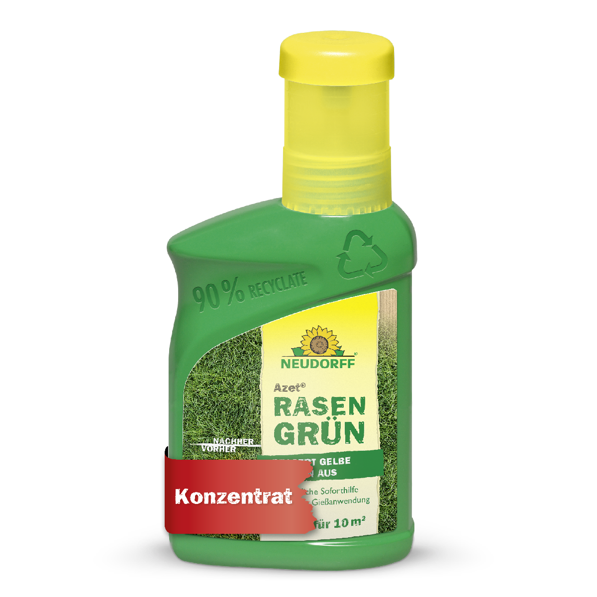 Das Produkt Azet RasenGrün von Neudorff als Konzentrat für 10 qm