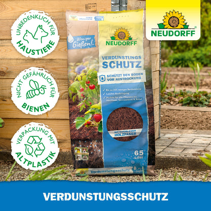 Neudorff Verdunstungsschutz ist unbedenklich für Haustiere und nicht gefährlich für Bienen