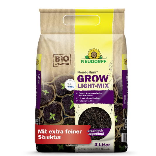 Neudorff NeudoHum Grow Light-Mix 3L Sack