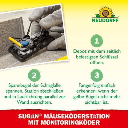 Sugan MäuseKöderStation mit Monitoringköder