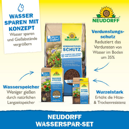 Wasserspar-Set von Neudorff : Wasser sparen mit Konzept