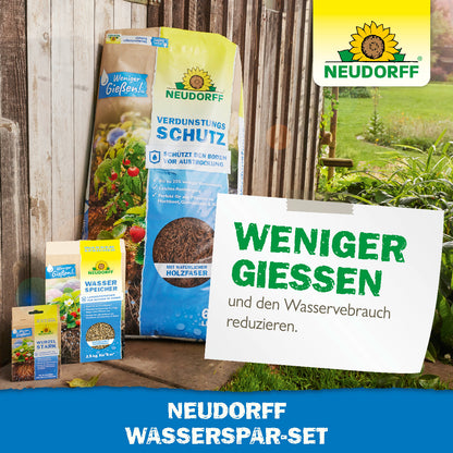 Wasserspar-Set von Neudorff: Weniger gießen und en Wasserverbrauch reduzieren