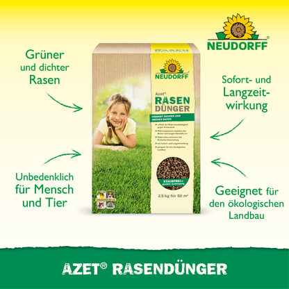 Azet RasenDünger 2,5 kg bis 5 kg