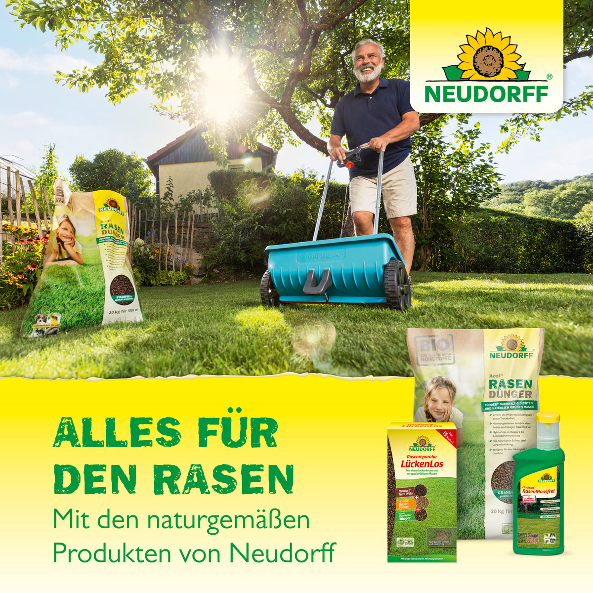 Was braucht dein Rasen? Finde es mit dem PH-Bodentest von Neudorff schnell und einfach heraus