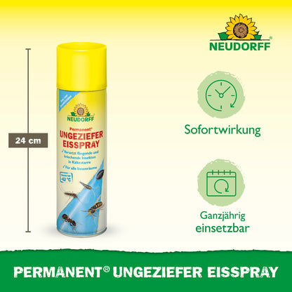 Permanent UngezieferEisspray von Neudorff mit Sofortwirkung