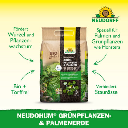 NeudoHum Grünpflanzen- & PalmenErde