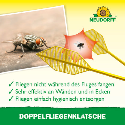 Doppelfliegenklatsche